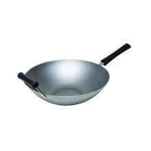 Amazon Vendor China Village Natürlicher Kohlenstoffstahl 14 &#39;&#39; Wok Pan